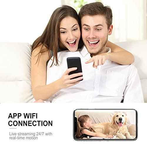 javiscam 2025 Upgraded Hidden Spy Camera,4K HD Mini Cam for Home with Night Vision,100 Days Long Battery Life, Motion Detection,Remote Viewing,Wireless Camera for Pet/Baby/Nanny Surveillance