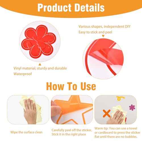 JIABEIUS Colorful Sprinkle Confetti Wall Stickers, Peel and Stick DIY Simple Line Graphics Wall Decals for Girls Bedroom, Nursery, Living Room, Playing Room