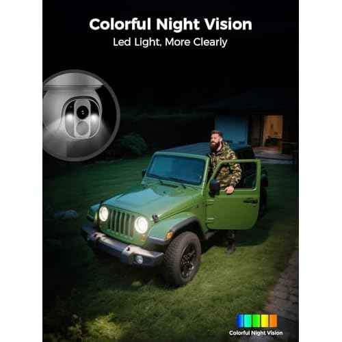 Solar Security Camera Outdoor Wireless WiFi Pro, 4MP Color Night Vision, AI/PIR Motion Detection, 360 PT, 2-Way Audio, IP66, 2.4/5GHz, SD/Cloud Storage, Works with Alexa, Mobile App & HomeBase
