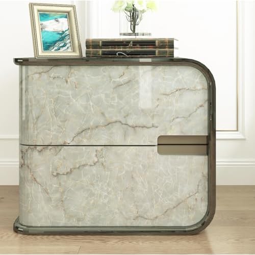 LACHEERY Marble Contact Paper Decorative Self Adhesive 15.8"x80" Waterproof Removable Wallpaper Stick and Peel For Granite Countertops Cabinets Backsplash Old Furniture