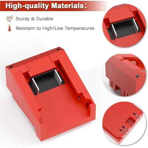 Battery Adapter for Stacyc 12" and 16" Fit for Mil.Waukee 18v Batteries, Double The Battery Life, Easy Installation