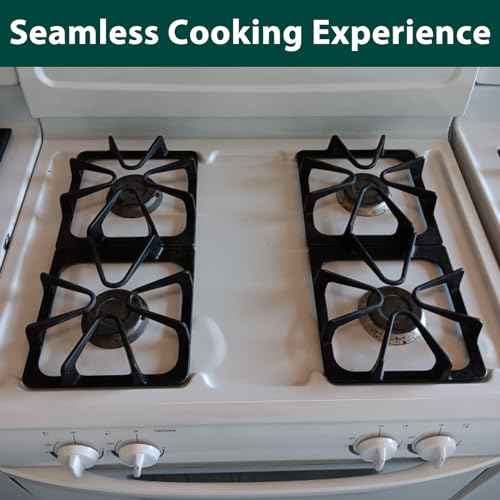 W10447925 Stove Grates Replacement Parts for Whirlpool Surface Burner Grates 8.3¡®¡¯ x 8.8'' Whirlpool Gas Stove Range Grates Kenmore Maytag Amana Inglis Kirkland Stove Top Cast Iron Oven Grates 4 Pcs
