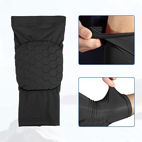 VOCOSTE 2pcs Elbow Brace, Compression Support Sleeve for Joint, Elbow Pad Sleeve for Women Men, Black, M Size