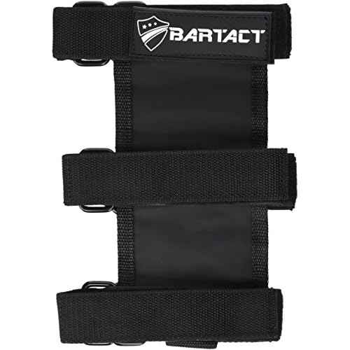 Bartact - Padded Roll Bar Fire Extinguisher Mount for Vehicle Holder with Adjustable Steel Brackets, US Made Anti-Fade Off-Road for Jeep Fire Extinguisher Holder, Jeeps TAOFEH, Black (2.5-5 lbs)