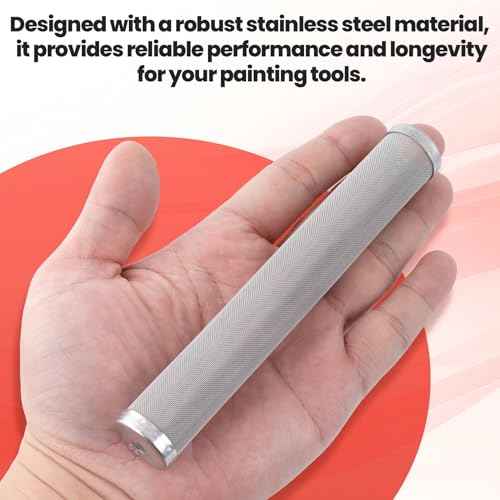 2pcs Fluid Manifold Filter, #730-067 60 Mesh Manifold Filter, Stainless Steel Parts Compatible with Most Airless Paint Sprayer- Silver