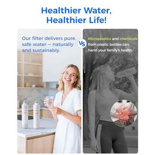 Waterdrop W282 Water Filter Replacement for Brio¢ç NFMCTO5MS2 and NFMPP5M, Compatible with The UVF2 Series Models of Brio¢ç Bottleless Water Cooler Dispensers, 1500 Gallons, Leak-free, 2 Counts