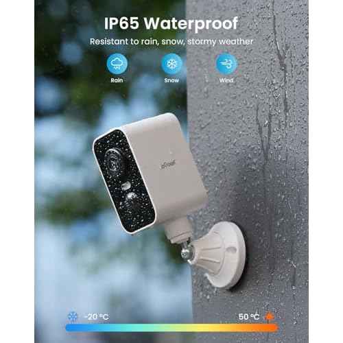 ieGeek Security Cameras Wireless Outdoor, 2K 3MP Battery Powered WiFi Security Camera with Spotlight & Siren Alarm, 2-Way Audio, Color Night Vision, AI Detection for Home Security, Works with Alexa