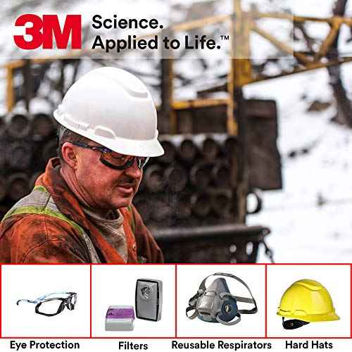 3M Safety Glasses, Solus 2000 Series, ANSI Z87, Scotchgard Anti-Fog Anti-Scratch, Clear Lens, Gray/Teal Frame, Removable Foam Gasket, Pack of 1