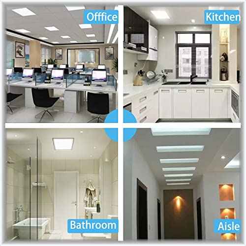4 Pack T8 U Bend LED Tube Light,LED U Shaped Bulbs,Shop Light,Office Light 2x2FT 24W(50W Equivalent),6000K Daylight White,G13 Base Dual-End Powered,Ballast Bypass,LED Bulb Clear Cover 100-277V
