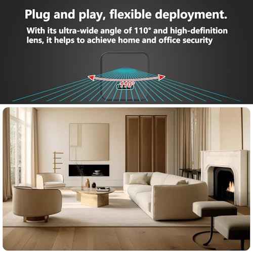 Portable mini camera, high-definition home surveillance camera, supports motion detection, ideal for monitoring seniors, children, pets, homes, and offices. Does not support mobile phone connection.