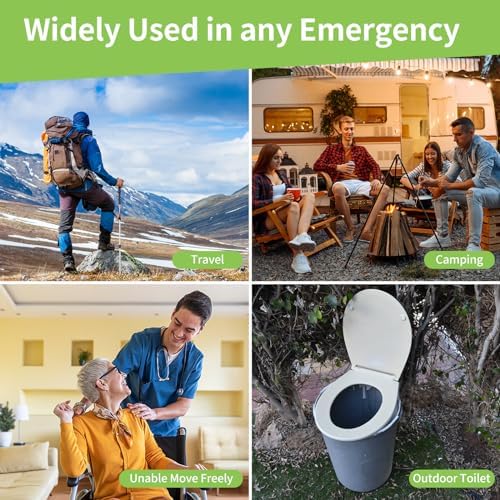 Super Absorbent Bedpan Liners, Medical Grade Value Pack 200 Count, Bedside Commode Pads, Contains Absorbent Gel to Reduce Odor, for Bedside Commode Liners Disposable,Commode Chair,Portable Toilet Bags