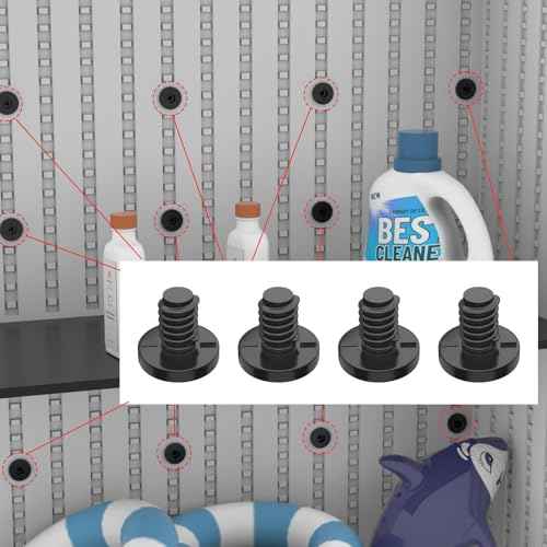 23 Piece Shed Storage Hooks Kit, Heavy Duty J/U/V Shape Tool Hangers with Screws, Compatible with Suncast, Craftsman Shed Shelves & Accessories
