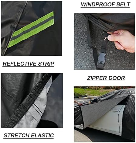 Kaugung 7 Layers Car Cover Custom Fit Mercedes-Benz CLA Class CLA180 200 250 35 45 Sedan 2013-2025, Waterproof Car Cover All Weather for Automobiles Outdoor, Sun Rain Dust Snow Protection.Black