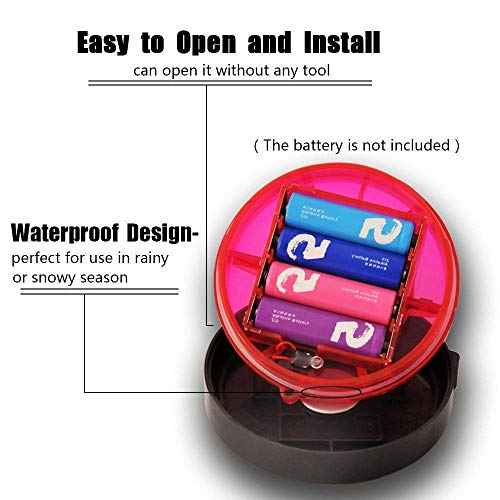 3 Pack LED Road Flares Roadside Flashing Emergency Lights Beacon luminous with Magnetic Base for Vehicle and Outdoor Sports.(Red)