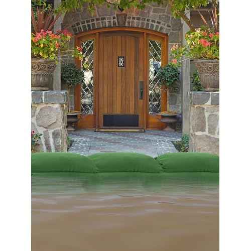 6pcs No-Leaking Sand Bags for Flooding with Buckle - No Tying, Easy to Carry, High-Density Canvas Flood Protection Water Barrier Sandbags for Home Door Basement Garage Flood Control, 13.8'' x 25.6''
