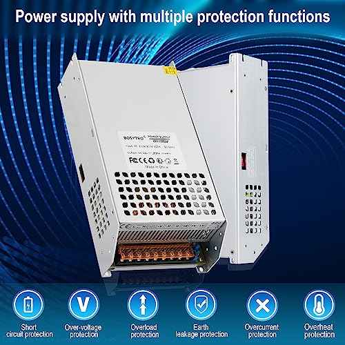 DC 48V 20.8A 1000W Switching Power Supply SMPS AC 110V / 220V-DC 48V Transformer Adapter, for LED Strip Light, CCTV Camera Security System,Computer Project of Industrial Power Supplies