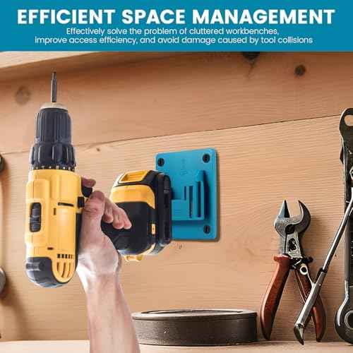 12 Pack Battery Holder Compatible for Makita 18V Battery Mounts Dock Holder, Wall Mount Tool Holder for Workshop Garage