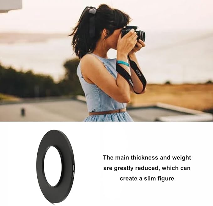 62-37/40.5/43/46/49/52/55/58/60/62/67/72/77/82/86/95/105mm Step Up & Step Down Rings Adapter for Camera Lens and Filters 62-72 Filter Adapter Ring 62mm Lens to 72mm Filters (62-72mm)
