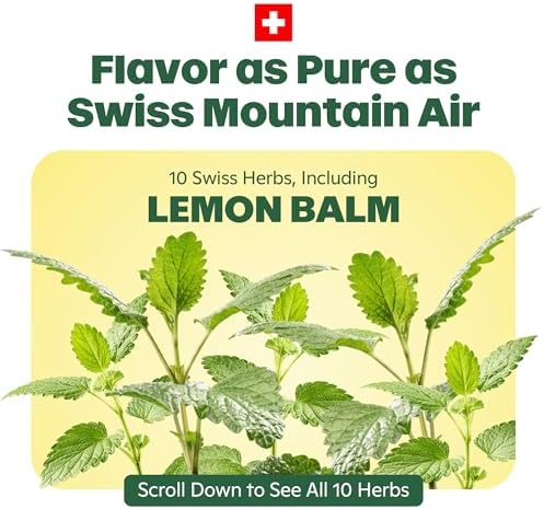 Ricola Sugar Free Lemon Mint Herbal Throat Drops with Lemon Balm and Low Menthol for Everyday Voice Care - 105 Count - Herbal Throat Lozenges