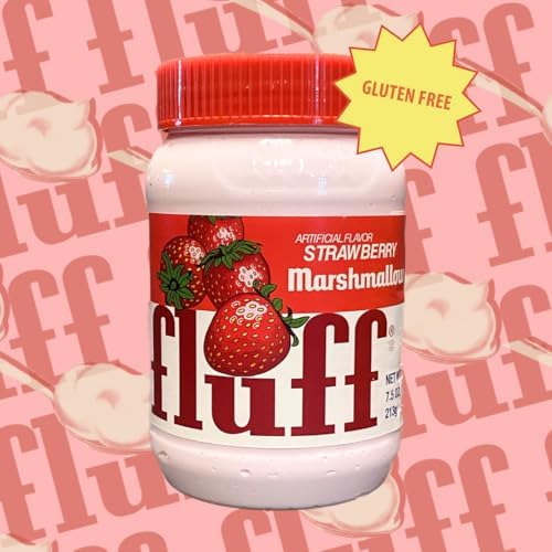 Fluff Marshmallow Spread, Delicious Strawberry Flavor, 7.5oz (Pack of 2)
