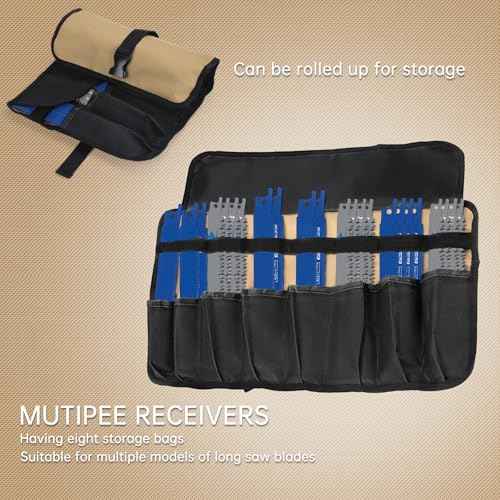 Unmake Sawzall Blade Holder - Circular Saw Case, Empty Case for Milwaukee & Sawzall Saws/Sabre Saw Blades Organization, Wood Pruning Saw Blades Carring Bag Reciprocating Saw Blades Holder (Only Case)