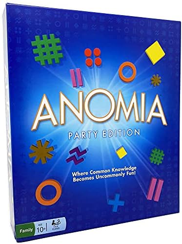 Anomia Party Edition. Fun Family Card Game for Teens and Adults. Popular for Families and Couples.