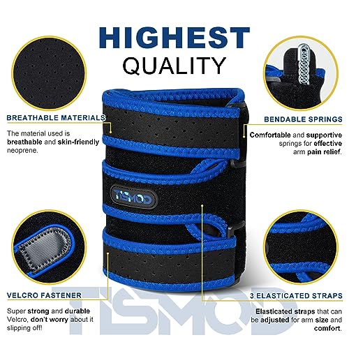 Bicep Tendonitis Brace Compression Sleeve Support,Upper Arm Brace Bicep Support Bands for Pain Relief, Muscle Strains Triceps & Bicep Wrap for Men Women