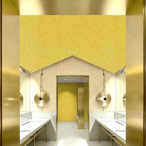 Glitter Gold Contact Paper 17.3"¡¿120" Self Adhesive Sparkly Gold Peel and Stick Wallpaper Bling Flash Wallpaper for Cabinet DIY Decoration