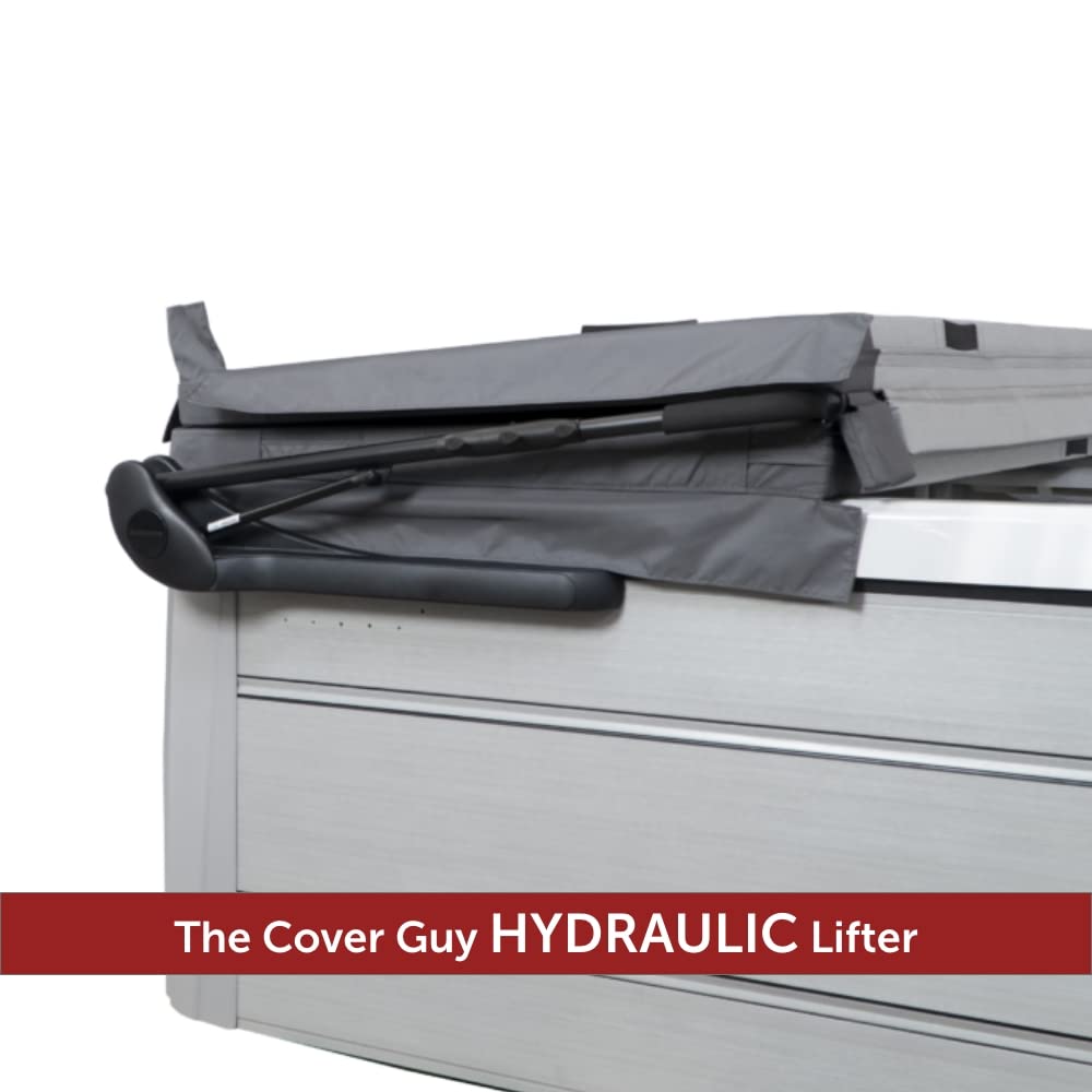 The Cover Guy Premium Hydraulic Hot Tub Cover Lifter - Effortlessly Lift and Remove Your Hot Tub Cover
