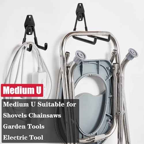 Garage Storage Hooks, 14 Pack Heavy Duty Garage Hook with Anti-Slip Coating, Wall Mount Utility Hooks, Garage Tool Organizer for Hanging Bikes, Tools, Ladders, Ropes, Hose, Bulk Items(Black)