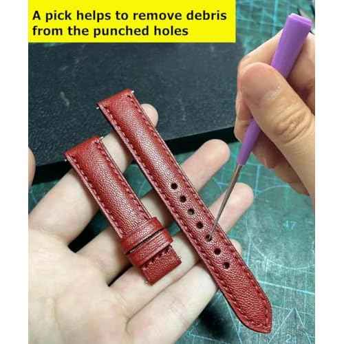 Hole Puncher for Shoe Strap Watch Band Thin Leather Hole Punch Tool Pliers 2mm Small Round Holes Punch Kits for Crafting,DIY,Fabric