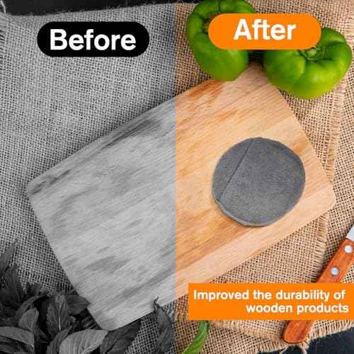 6Pcs Cutting Board Oil Applicator Microfiber Sponge Applicator for Wood Conditioner Leather Conditioner Applicators Versatile Polishing Sponges for Cutting Boards Wooden Furniture Leather Care