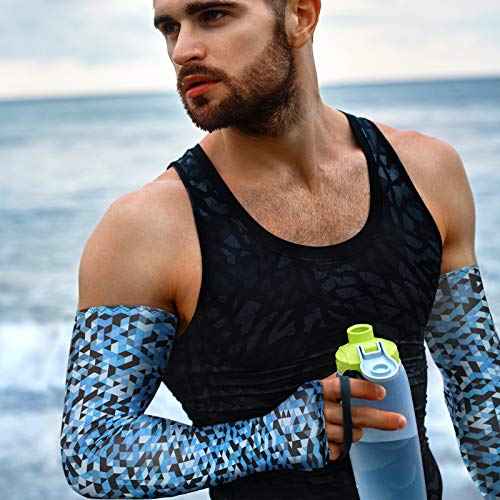 15 Pairs Unisex UV Protection Arm Sleeves - Anti-Slip Ice Silk Cooling Covers for Sun Protection - Running, Cycling, Driving, Outdoor Sports