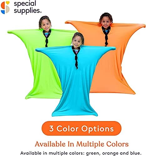 Special Supplies Sensory Body Sock Full-Body Wrap to Relieve Stress, Stretchy, Breathable Cozy Sensory Sack for Boys, Girls
