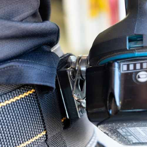 FastCap Tool Clip for Work Belt TLC Set for Construction Work - Includes Cam Insert, Belt Clip, Velcro Strap - 03123