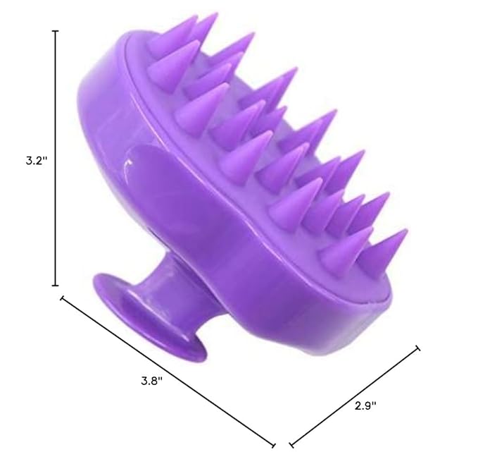 Maxsoft Hair Scalp Massager Shampoo Brush, Scalp Care Brush (Purple)