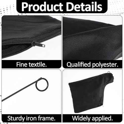 2 PCS Miter Saw Dust Collection Bags, Ymapinc Dust Collector Bags with Zipper and Wired, Adjustable Stand Table Saw Accessories for 225 Model Belt Sander Edge Planer Diagonal Saw