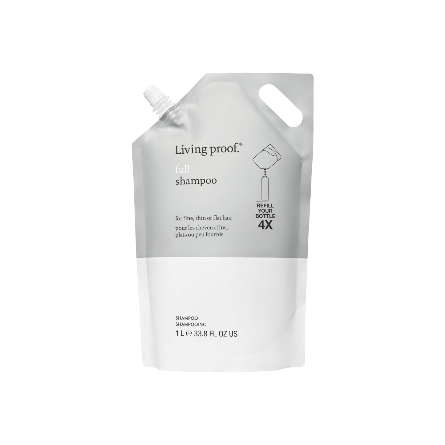 Living Proof Full Shampoo, Volumizing Shampoo for Thin Hair, Paraben & Silicone Free, Safe for Color Treated Hair, 33.8 oz