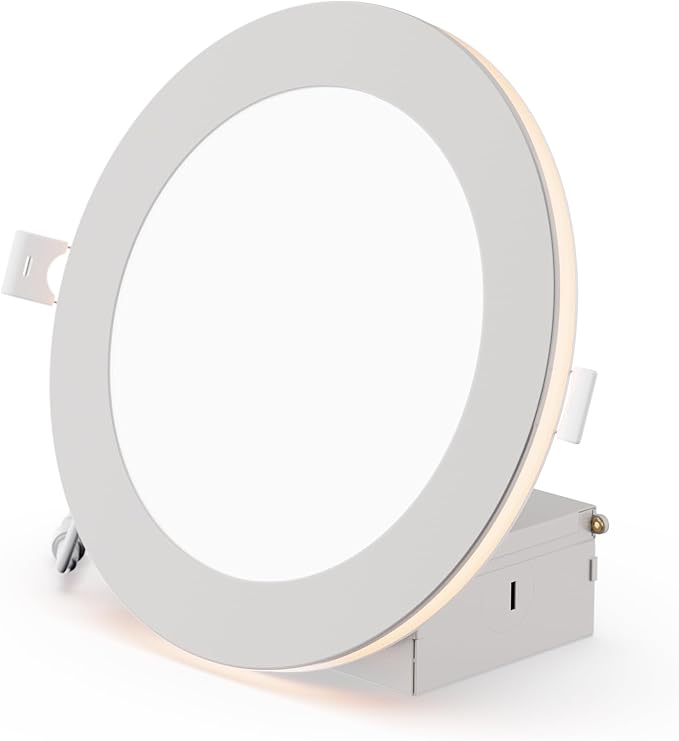INFIBRITE 6 in Slim Recessed LED Downlight with Night Light 5CCT Selectable White New Construction 12 Watt 1050LM Triac Dimmable 6 Pack