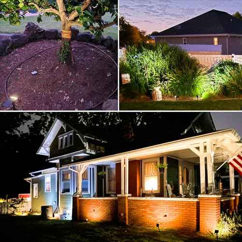 VOLISUN Solar Spotlight Outdoor, IP67 Waterproof Solar Landscape Spot Lights£¬Uplights for Yard Garden Pathway - 8 Pack (Warm White) 27 LED 3 Lighting Modes