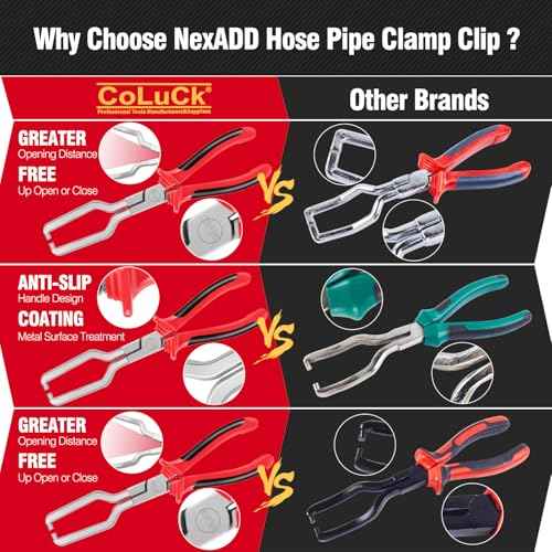 6Pcs Electrical Connector Tool Kit - Pliers, Separator, Remover, Clamp Clip, Disconnect Tool for Hose, Fuel Line, Spark Plug Wire