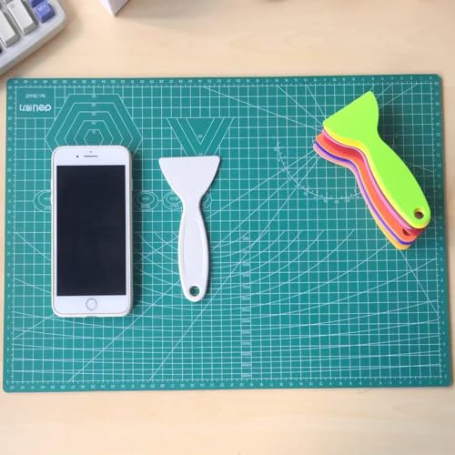 12pcs Thickened Scraper Tool Multiple Purposes Plastic Scraper Putty Knife removal shovel Tool Set (Multicolor)