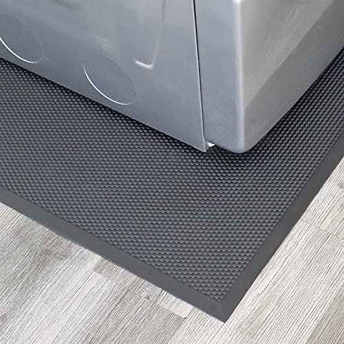Rubber-Cal Rubber Washer and Dryer Mat - 5mm x 35" x 31"