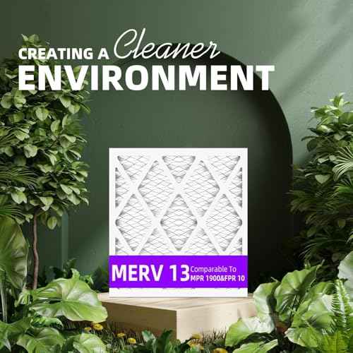 20x23x1 (6-Pack) MERV 13 Pleated Air Filter (Actual Size: 19.75"x22.75"x0.75") MPR 1900 & FPR 10, Furnace Air Filters,20x23x1 air filter