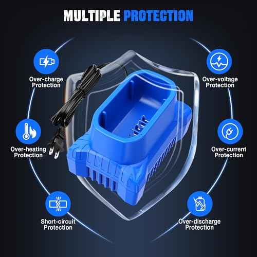 Charger Replacement for Kobalt 40-Volt Lithium Ion Power Equipment Battery Rapid Quick Charger, Compact Cordless Power Equipment Battery Charger