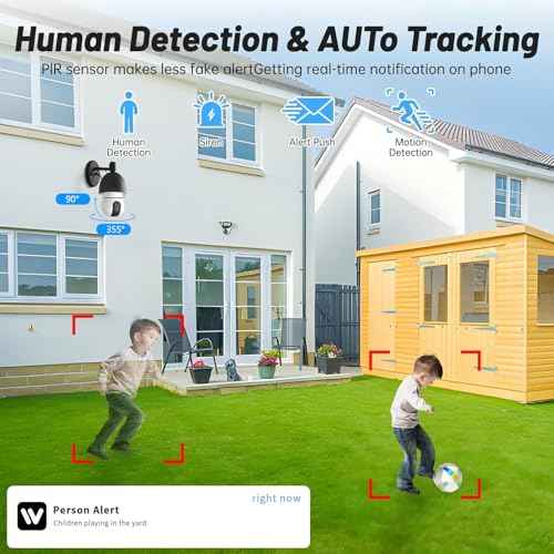 Light Bulb Security Camera,2.4G/5GHz WiFi 2K Security Cameras Wireless Outdoor Indoor,Bulb Cameras for Home Security,AI Smart Detection,911Emergency,US Based Cloud,2 Way Talk,Color Night Vision 2Pack