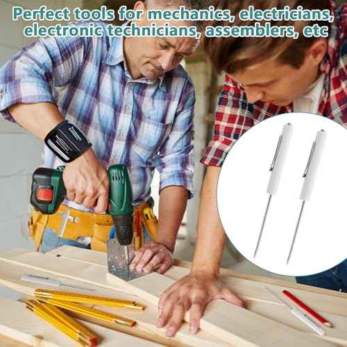 2 Piece Pocket Screwdriver Set with Magnetic Tip and Pocket Clip - Mini Tops and Clips - Ideal Repair Tool for Home, Office, Gadgets - Mechanics, Electricians, Technicians