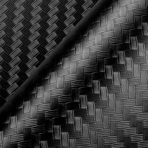 ReWallpaper Black Textured Wallpaper Peel and Stick Modern Embossed Contact Paper for Cabinets Removable Prepasted Wallpaper Roll for Walls Waterproof Bathroom Wall Paper Easy to Apply 17.7in x 6.5ft