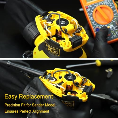 4Pcs N292059 Carbon Brush Box Assembly Replacement, Compatible with DeWalt Sanders Brush Box DWE6411, DWE6411K, DWE6420, DWE6421, DWE6423, DWE6423K, and CMEW231, Replace N421468