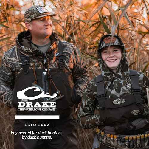 Drake Waterfowl Women's MST Eqwader Plus Full Zip Hunting Jacket, Mossy Oak Bottomland, Large